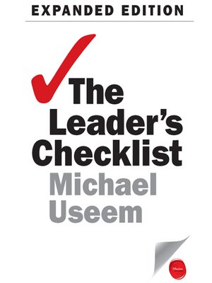 cover image of The Leader's Checklist Expanded Edition